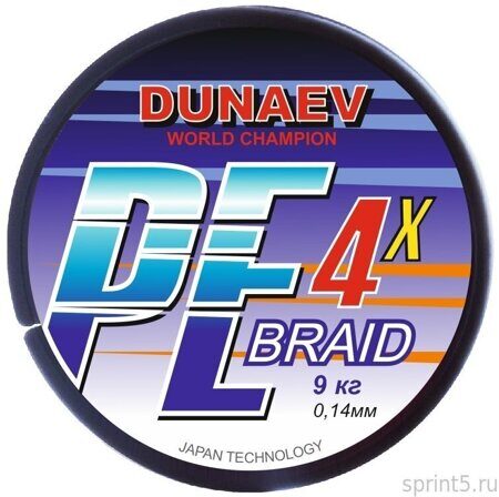 Шнур Dunaev Braid X4 (0,10 мм, 150 м)