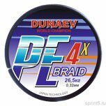 Шнур Dunaev Braid X4 (0,32 мм, 150 м)