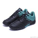 Бутсы ATEMI SBA002 TURF (черный/бирюзовый, 30-35)