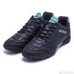 Бутсы ATEMI SBA004 TURF (черный/бирюзовый, 30-35)